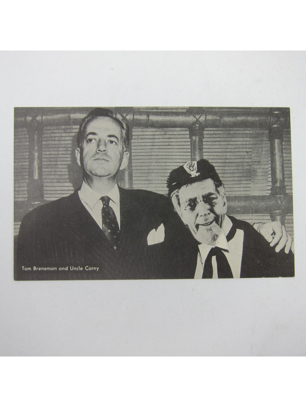Postcard Tom Breneman & Uncle Corny Breakfast in Hollywood Kellogg Vintage 1945